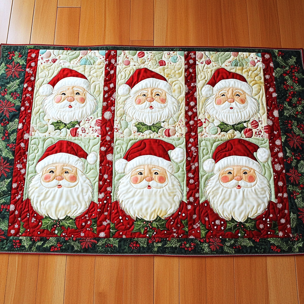 Christmas Santa TAI040924429 Quilted Placemats