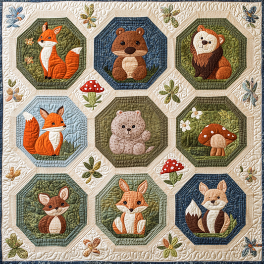 Woodland Whimsy DAI190824170 Quilt Blanket