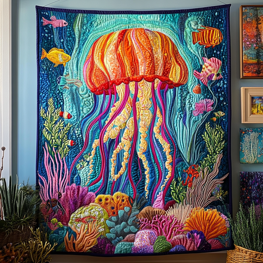 Jellyfish DAI171224040 Quilt Blanket