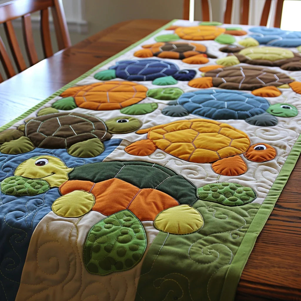 Turtle TAI060324301 Quilted Table Runner