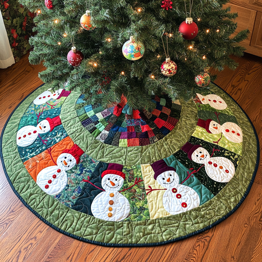 Snowman DAI230924038 Quilted Tree Skirt