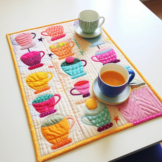 Tea Cup TAI260224162 Quilted Placemats