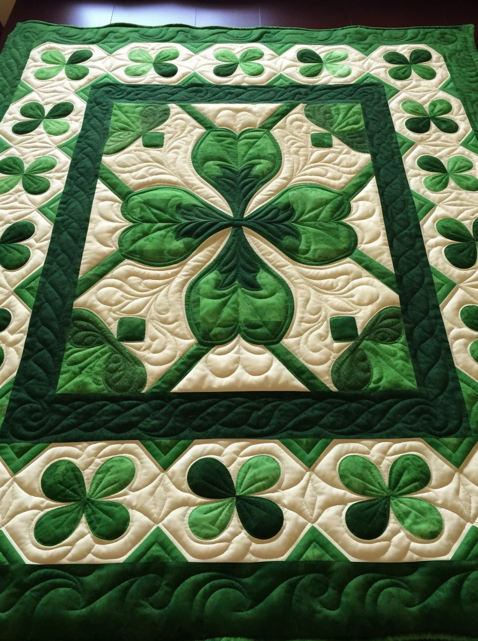 Irish Shamrock TAI260224045 Quilt Blanket