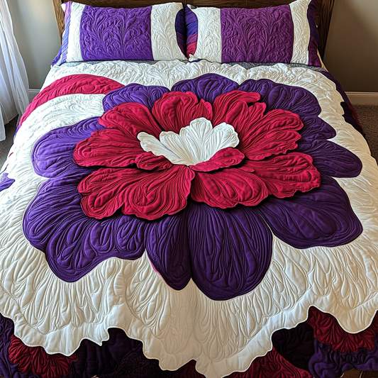 Blooming Flower TAI181024247 Quilt Bedding Set