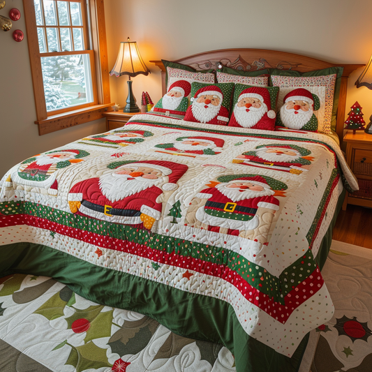 Christmas Santa TAI010824045 Quilt Bedding Set