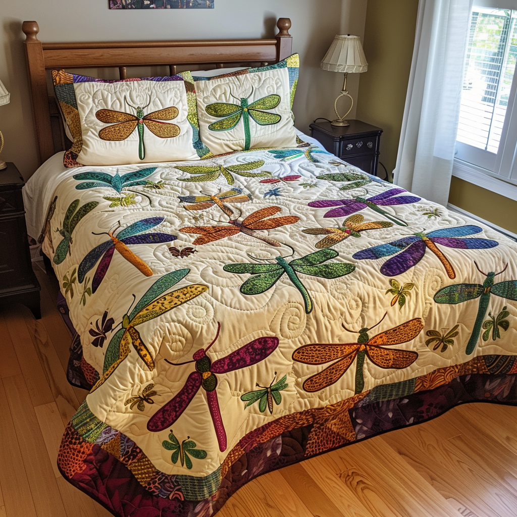 Dragonfly TAI251124065 Quilt Bedding Set