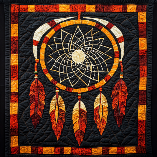 Native American Dreamcatcher DAI230924075 Quilt Blanket