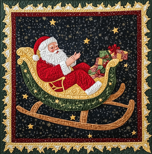 Santa Sleigh DAI201124424 Quilt Blanket