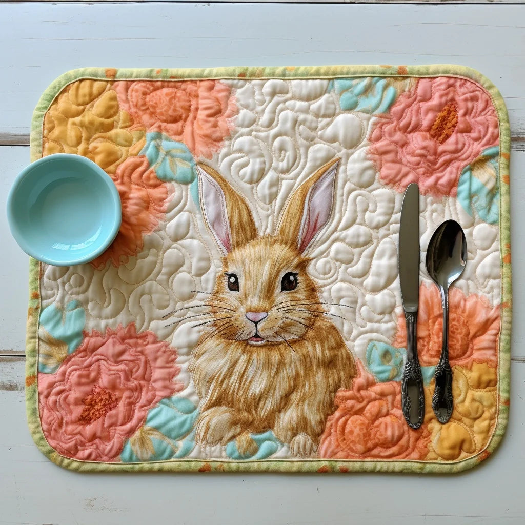 Rabbit TAI040124173 Quilted Placemats