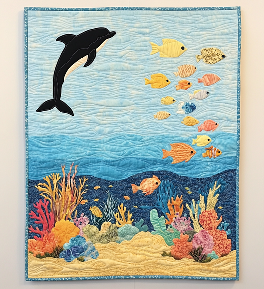 Sea Creatures DAI101224093 Quilt Blanket