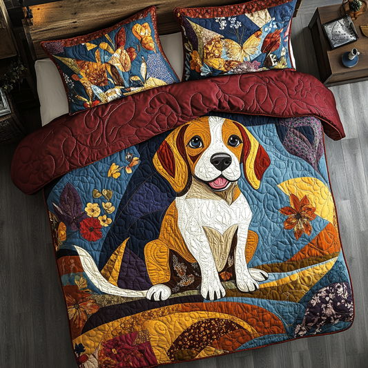 Beagle TAI181024289 Quilt Bedding Set