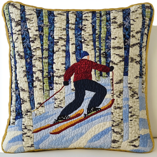 Ski DAI141124561 Quilted Pillow Case