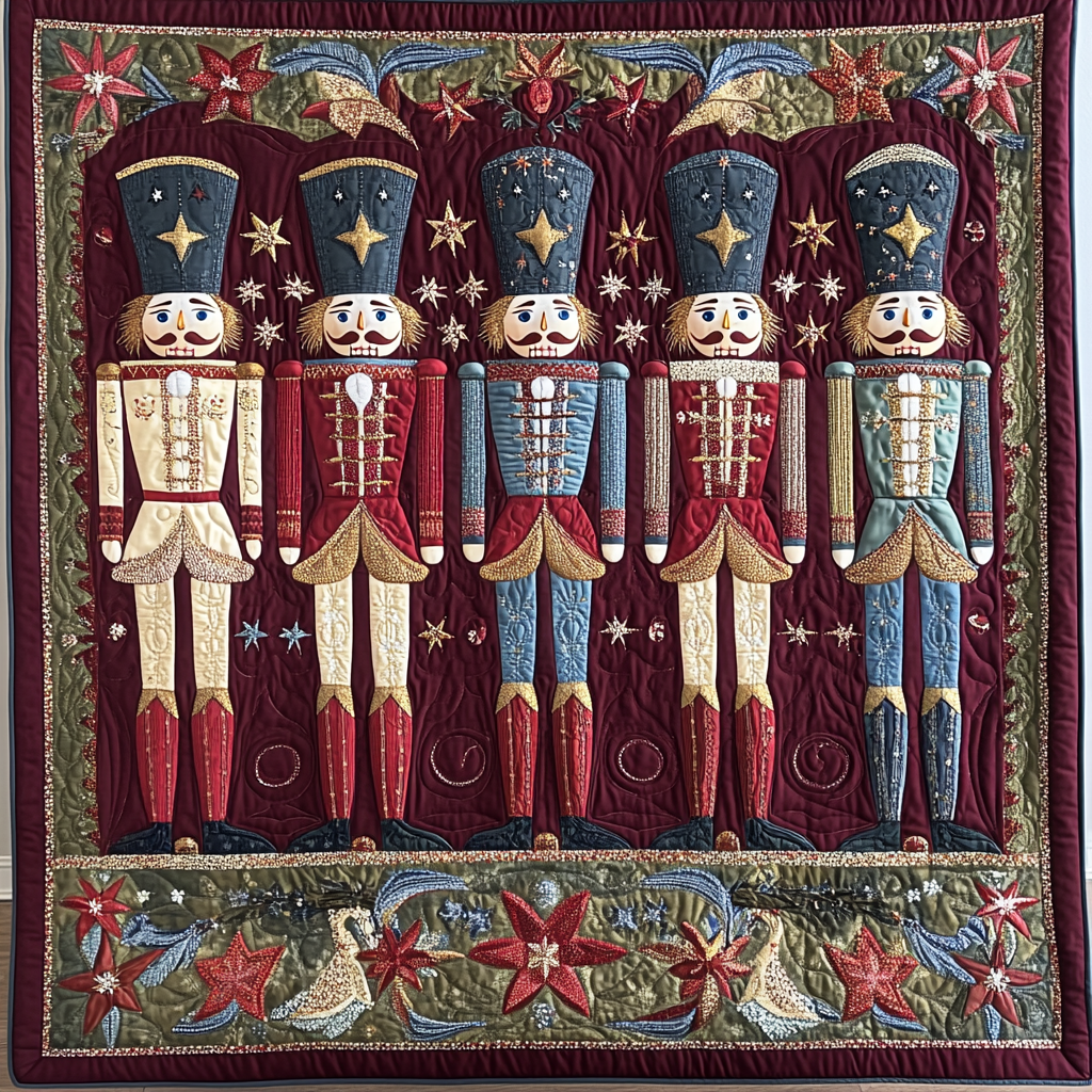 Christmas Nutcracker TAI091024126 Quilt Blanket