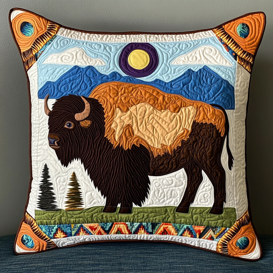 Bison DAI171224110 Quilted Pillow Case