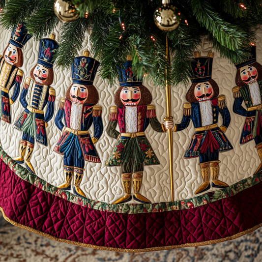 Christmas Nutcracker TAI091024355 Quilted Tree Skirt