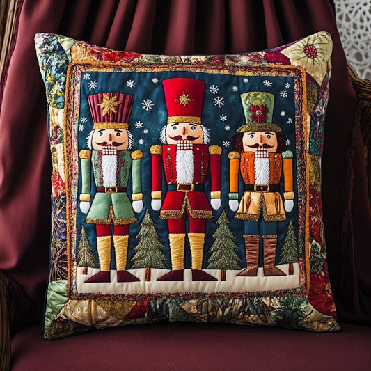 Christmas Nutcracker TAI181024470 Quilted Pillow Case