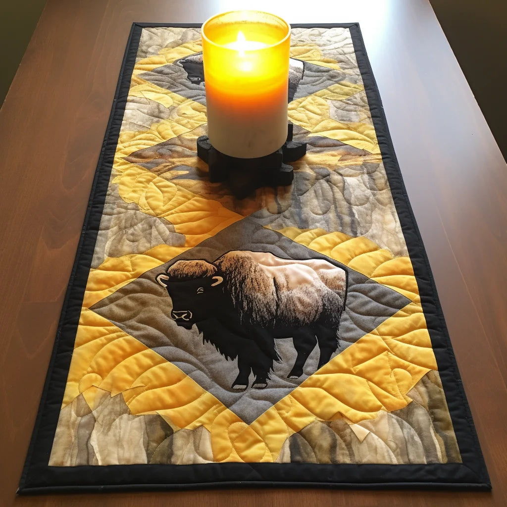 Bison TAI271223060 Quilted Table Runner