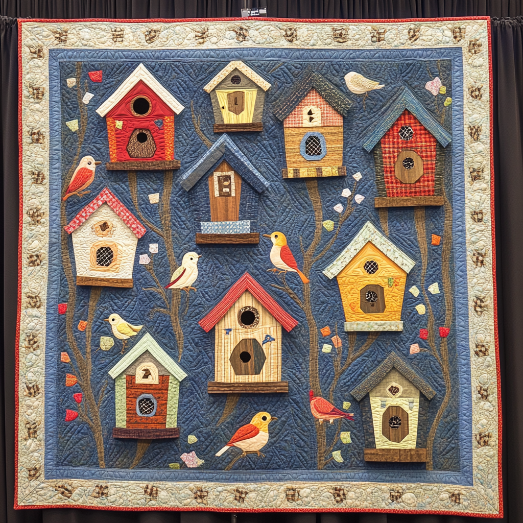 Birdhouse DAI221024220 Quilt Blanket