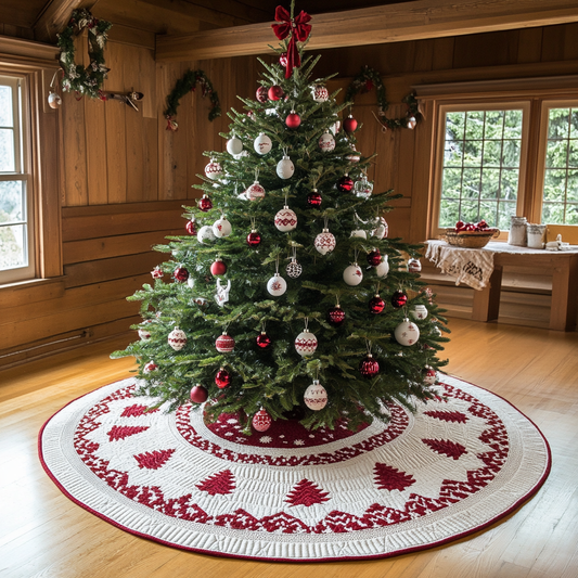 Christmas Tree TAI141124315 Quilted Tree Skirt