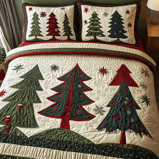 Christmas Tree TAI141124217 Quilt Bedding Set