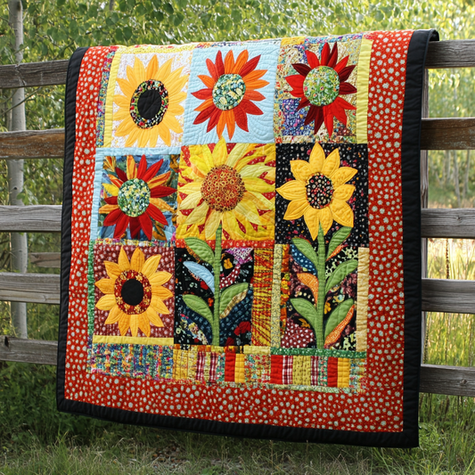 Sunflower DAI130824078 Quilt Blanket