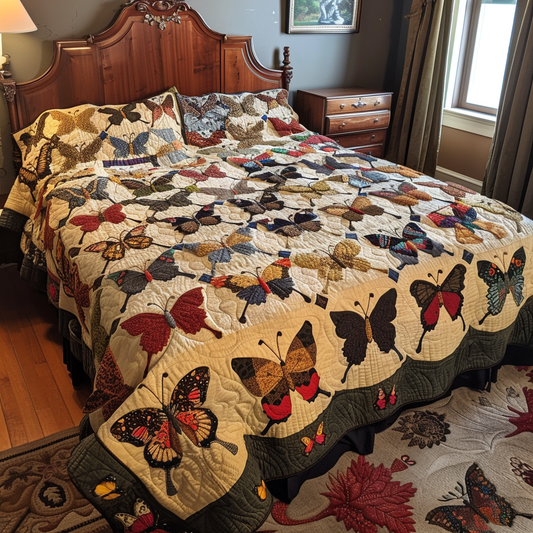 Butterfly TAI040624073 Quilt Bedding Set