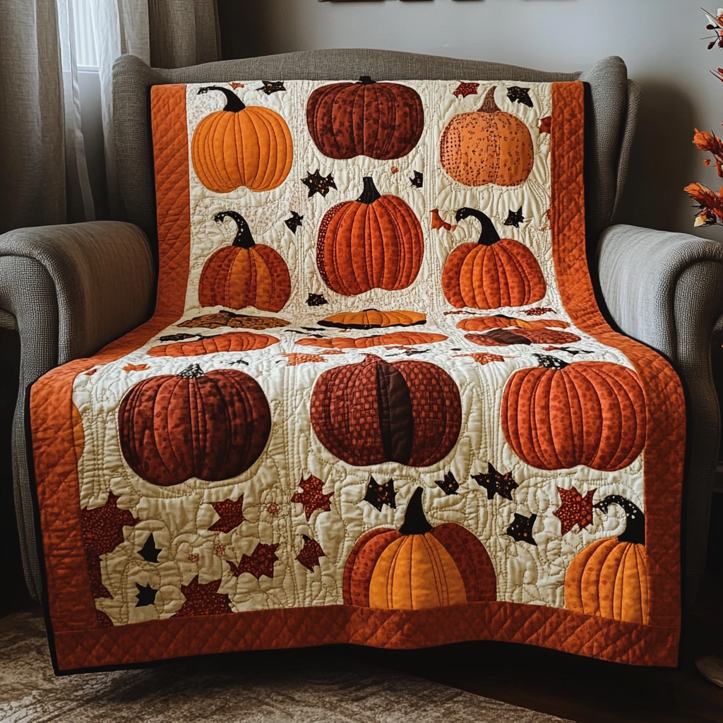 Pumpkin TAI021024044 Quilt Blanket