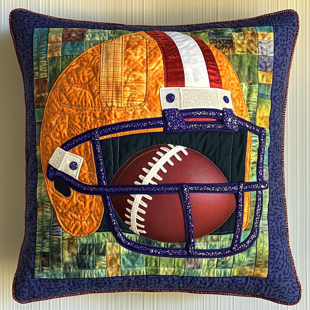 Football DAI281124005 Quilted Pillow Case