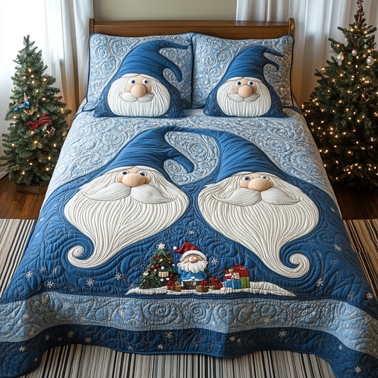 Christmas Gnome TAI141124044 Quilt Bedding Set