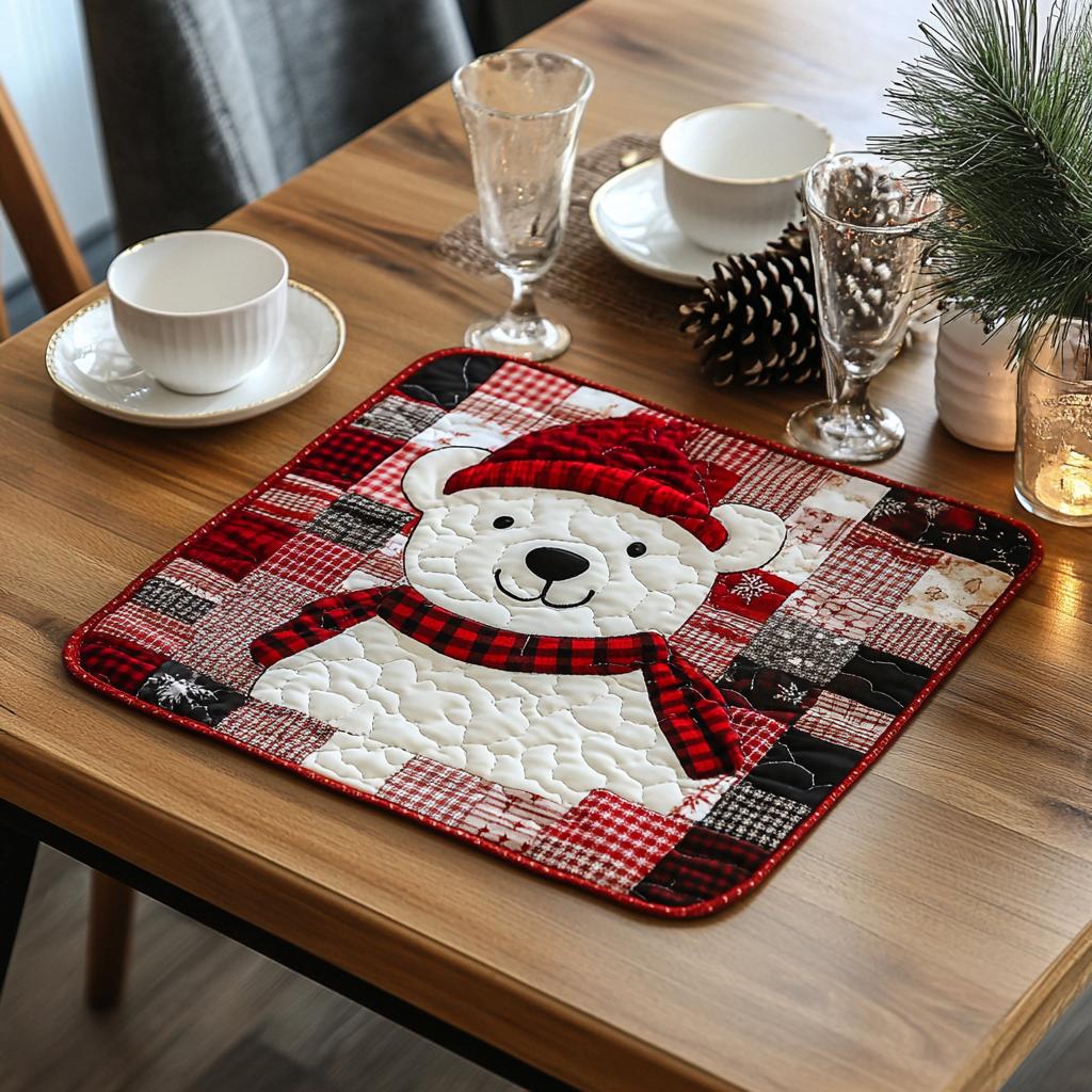 Polar Bear DAI221024277 Quilted Placemats