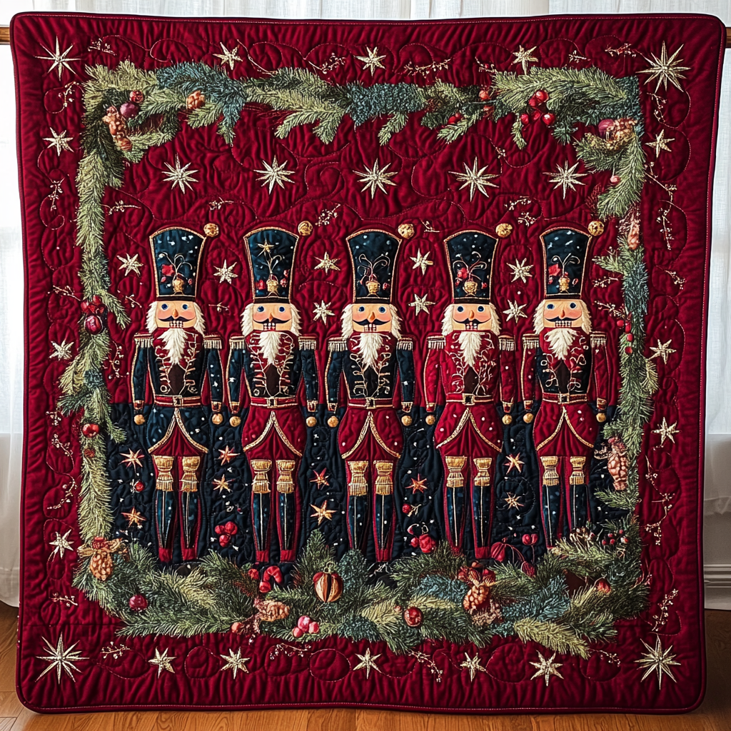 Christmas Nutcracker TAI091024116 Quilt Blanket