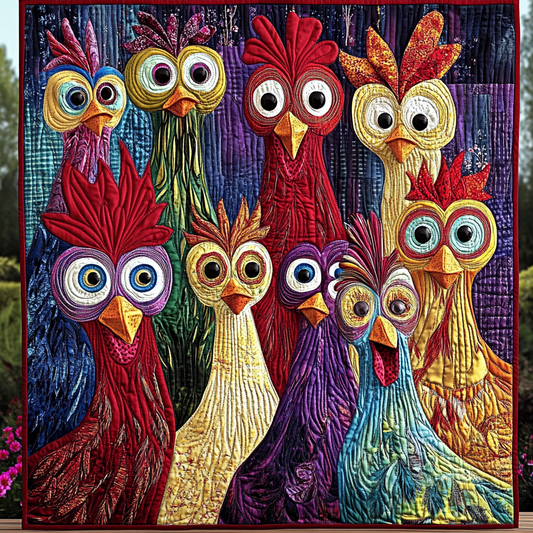 Chicken TAI141124474 Quilt Blanket