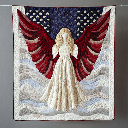 Patriotic Angel DAI231124079 Quilt Blanket