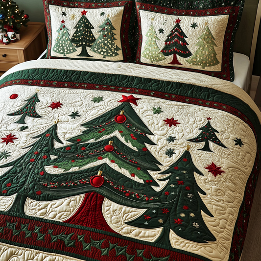 Christmas Tree TAI141124223 Quilt Bedding Set