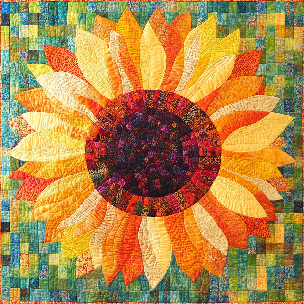 Sunflower DAI070824133 Quilt Blanket