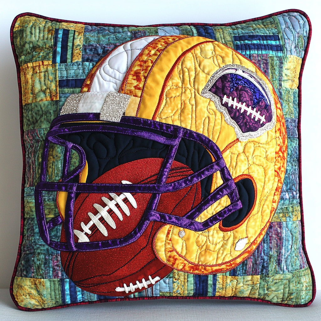 Football DAI281124004 Quilted Pillow Case