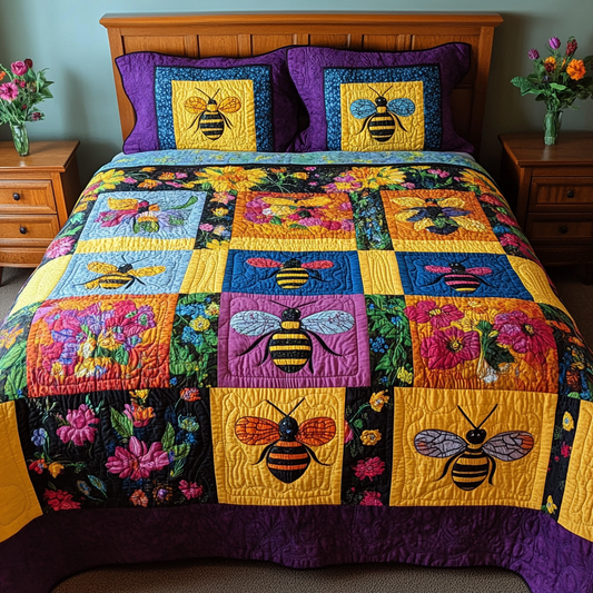 Bee TAI080824116 Quilt Bedding Set