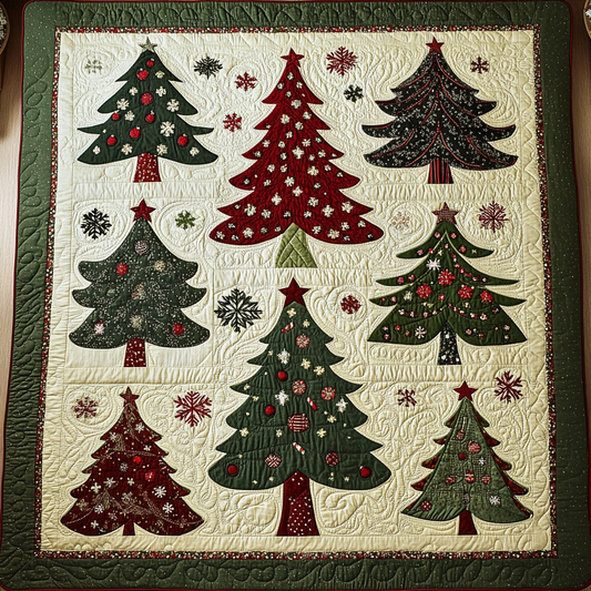 Christmas Tree TAI141124481 Quilt Blanket