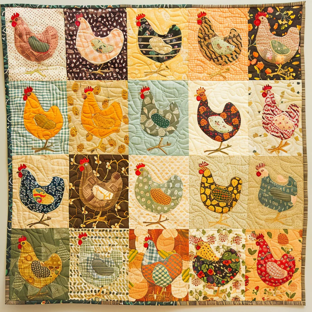 Chicken TAI030524019 Quilt Blanket