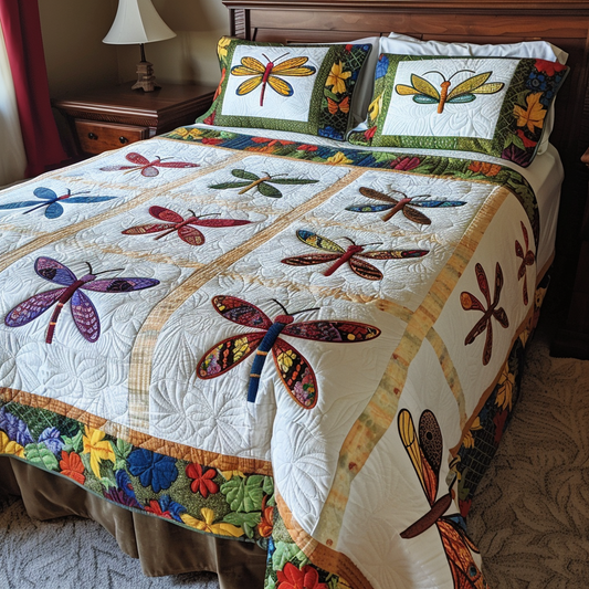 Dragonfly TAI040624038 Quilt Bedding Set