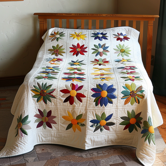 Daisy Flower TAI100724017 Quilt Blanket