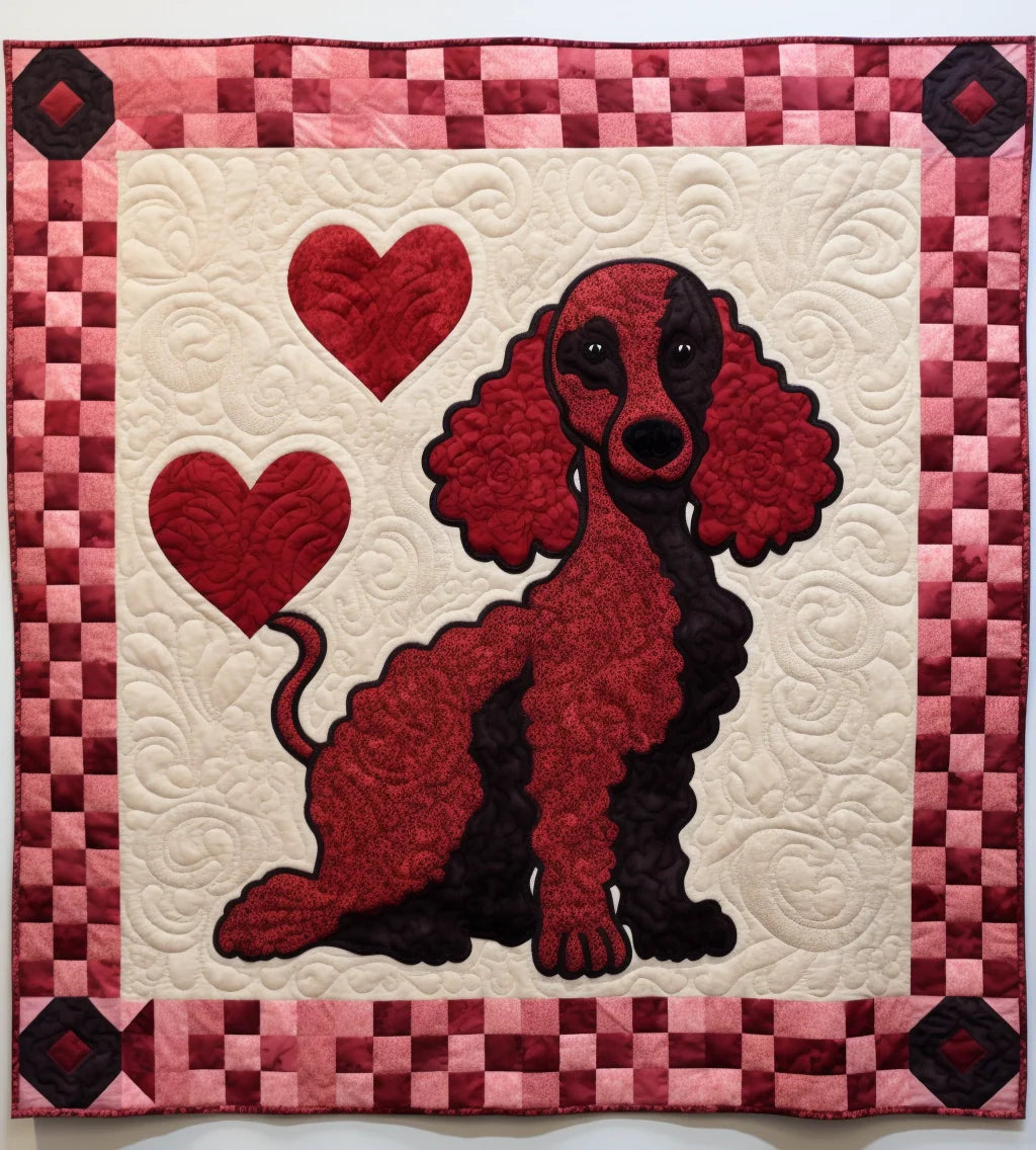 Poodle BL11112323 Quilt Blanket