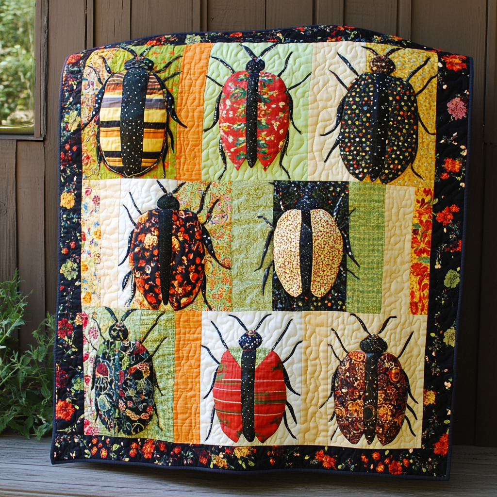 Beetle DAI231124028 Quilt Blanket