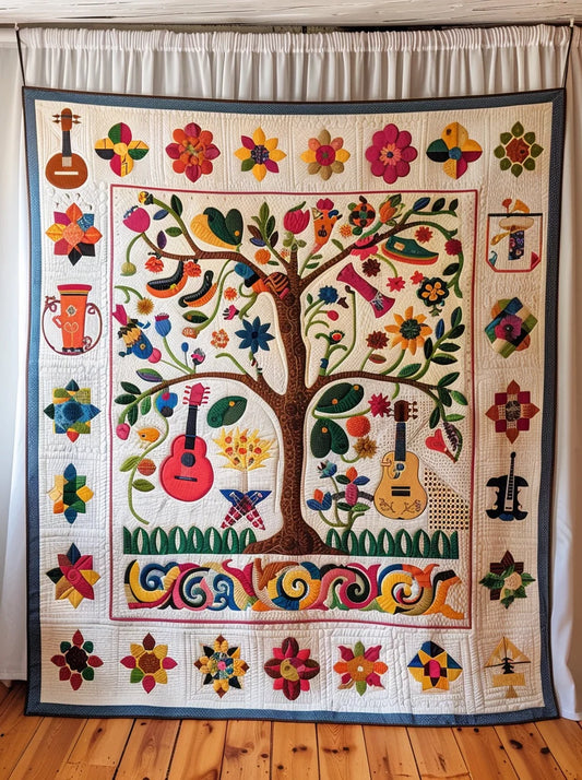 Music Garden TAI240424081 Quilt Blanket