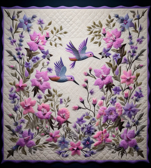 Hummingbird BL11112312 Quilt Blanket