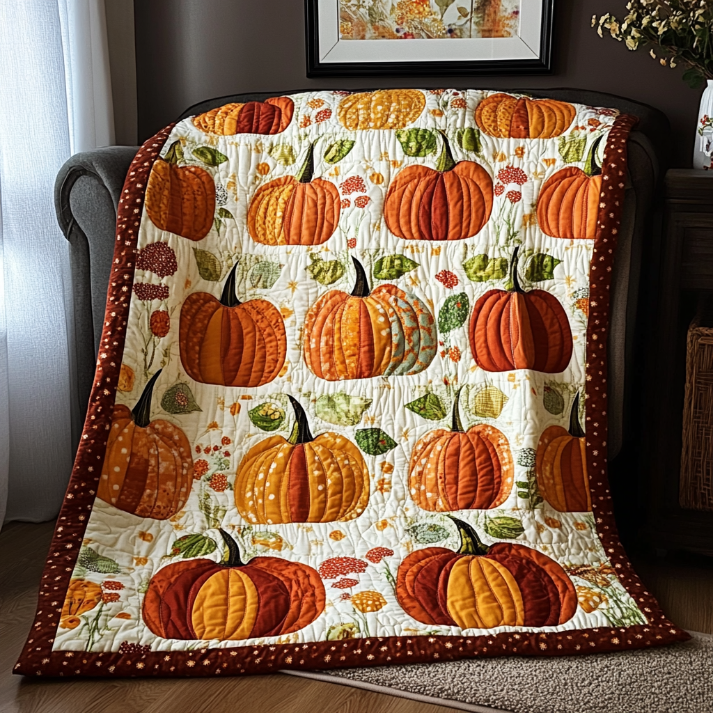 Pumpkin TAI021024033 Quilt Blanket