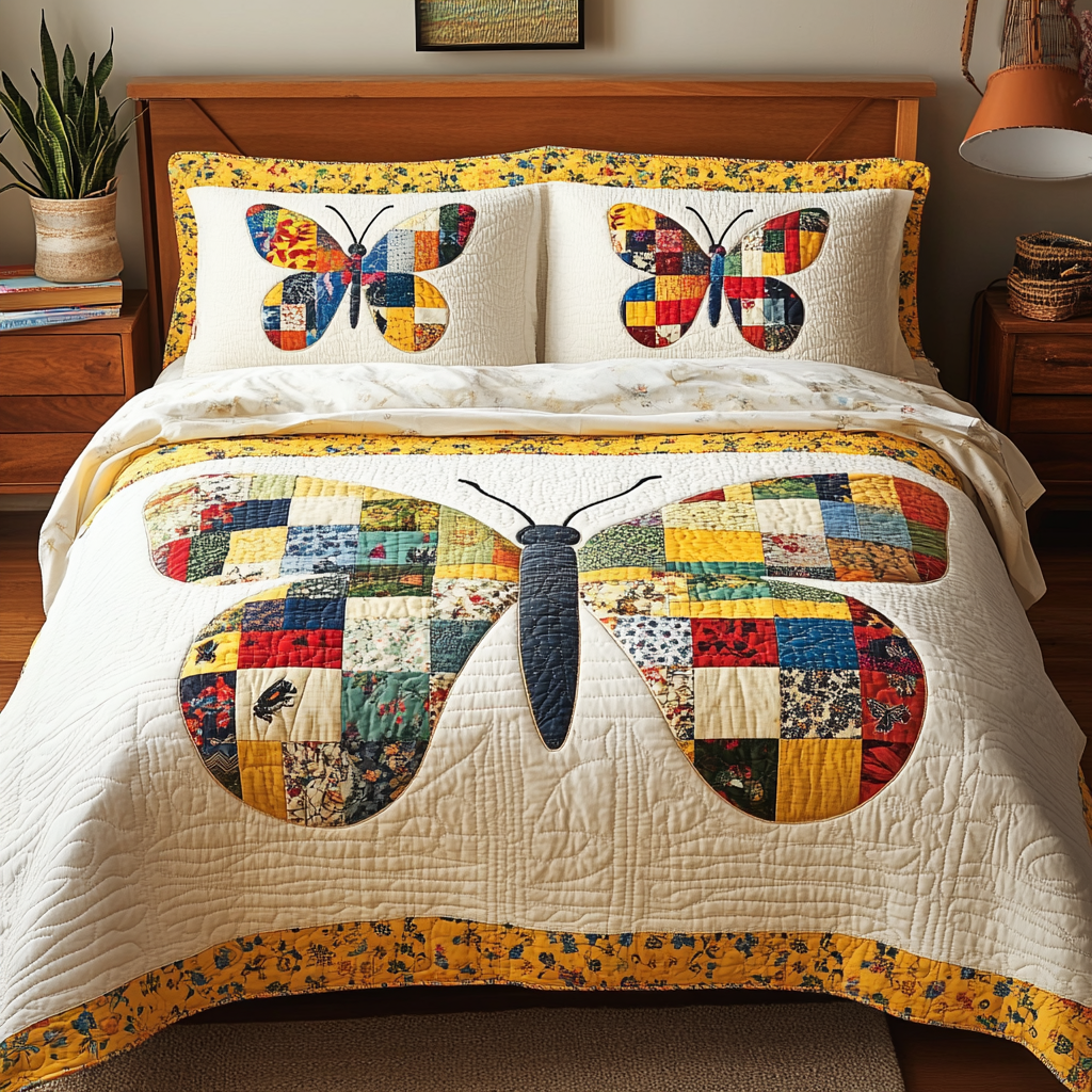 Butterfly DAI280824183 Quilt Bedding Set