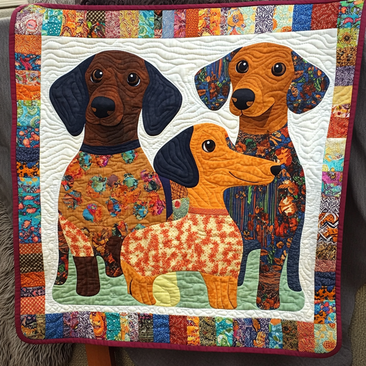 Dachshund DAI190824080 Quilt Blanket