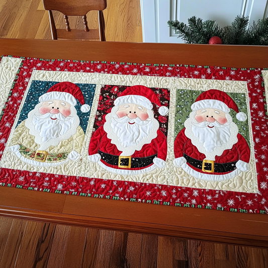 Christmas Santa TAI040924359 Quilted Table Runner