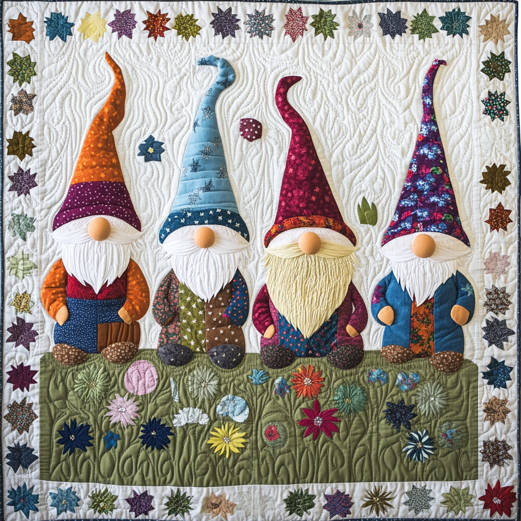 Christmas Gnome TAI260924071 Quilt Blanket